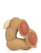 Paco The Peanut Toys Baby Toys Teething Toys Brown OLI & CAROL