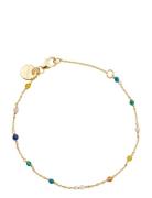 Syster P Santa Monica Multicolour Bracelet Gold Guld