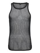 Dovre Dovre Wool Mesh Tank Top Svart