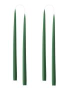 Kunstindustrien Hand Dipped Candles, 4 Pack Grön