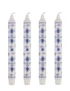 Musselmalet Taper Candles, 4 Pack Home Decoration Candles Pillar Candl...