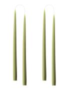 Kunstindustrien Hand Dipped Candles, 4 Pack Grön