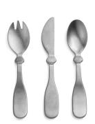 Children's Cutlary Set - Antique Silver Home Meal Time Cutlery Silver ...