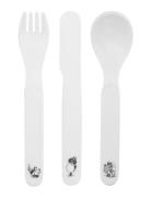 Rasmus Klump Cutlery Home Meal Time Cutlery White Mette Ditmer