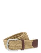 Polo Ralph Lauren Leather-Trim Braided Belt Brun