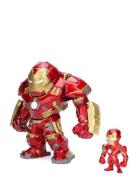 Jada Leksaker Marvel Figure 6" Hulkbuster+2" Ironman Röd