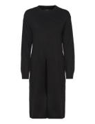 Vero Moda Vmphillis Ls O-Neck Slit Dress Ga Boo Svart