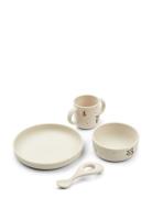 Vivi Printed Tableware Set Home Meal Time Dinner Sets Cream Liewood