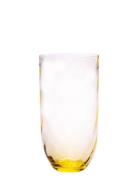 Swirl Long Drink Home Tableware Glass Cocktail Glass Yellow Anna Von L...