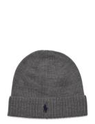 Polo Ralph Lauren Signature Pony Wool Beanie Grå