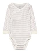 Lindex Body Wrap Rib Stripe Lila