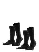 Falke Happy 2-Pack Everyday Casual Svart