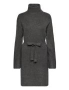 Vila Vivimalina Rollneck L/S Knit Dress/Pb Grå