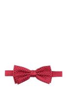 Portia 1924 Dots Silk Bow Tie Röd