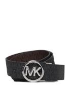 Michael Kors Accessories 32Mm Rev Mk Logo Bkl Logo To Logo Svart