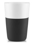 2 Cafe Latte-Mugg Black Home Tableware Cups & Mugs Coffee Cups Multi/p...