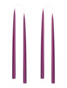 Kunstindustrien Hand Dipped Candles, 4 Pack Lila