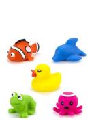 Magni Leksaker Mix Bath Animals, Duck, Frog, Fish, Dolphin, Octopus W....