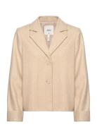 Object Objnicole L/S Wool Jacket Noos Beige