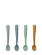 Siv Feeding Spoon 4-Pack Home Meal Time Cutlery Blue Liewood