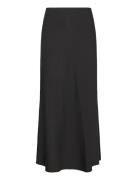 Gina Tricot Viscose Maxi Skirt Svart