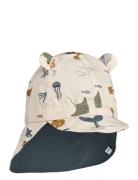 Liewood Gorm Reversible Sun Hat With Ears Multi/patterned