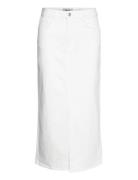 MOS MOSH Mmmella White Denim Skirt Vit