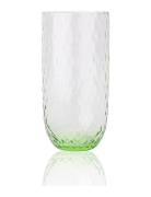 Harlequin Long Drink Home Tableware Glass Drinking Glass Green Anna Vo...