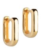 Enamel Copenhagen Square Hoops 12 Mm Guld