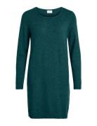 Vila Viril L/S Knit Dress - Noos Grön