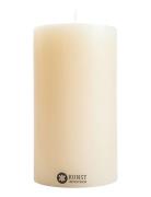 Coloured Handcrafted Pillar Candle, Off-White, 7 Cm X 12 Cm Home Decor...