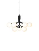 Apiales 9 Home Lighting Lamps Ceiling Lamps Pendant Lamps Black Nuura