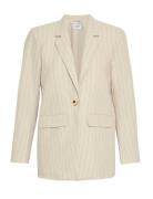 MSCH Copenhagen Mschjonalyn Slit Blazer Stp Beige