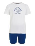 Tommy Hilfiger Ss Short Pj Set Vit