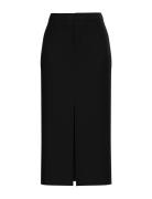 Vila Vivar Hw Long Skirt - Noos Svart