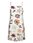 Rip Curl Holiday Motifs Mini Dress Beige