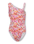 Kids Only Kogtikka Cut Out Swimsuit Acc Rosa