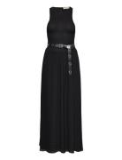 Michael Kors Smocked Maxi Dress Svart