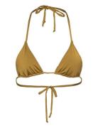 Understatement Underwear Strappy Triangle Bikini Top Khaki Green