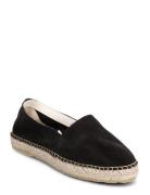 Selected Femme Slfhella Suede Espadrilles Svart