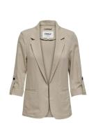 ONLY Onlcaro 3/4 Unlined Blazer Cc Tlr Beige