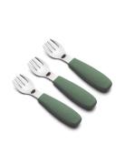 Felix Forks 3 Pack Home Meal Time Cutlery Green Nuuroo