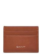 GANT Leather Card Holder Brun