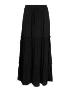 Vila Vimesa Hw Maxi Skirt - Noos Svart