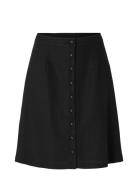 Selected Femme Slfgulia Hw Short Skirt Svart