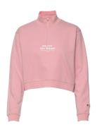 Svea W. Half Zip Sweat Rosa