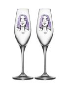 All About You Forever Mine Champagne 2-Pack 23Cl Home Tableware Glass ...