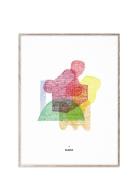 Abstract 02 - 30X40 Home Kids Decor Posters & Frames Posters White MAD...