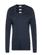 Lindbergh 3Pk Basic Tee L/S Blå