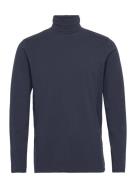 Selected Homme Slhrory Ls Roll Neck Tee B Marinblå